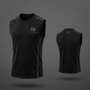 Kaos Sports Lengan Buntung Pria